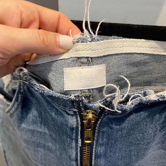 MOTHER Denim Jeans - The Dazzler XYZ Double Fray - Picture 6 of 6
